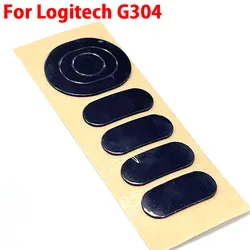 1set Hot sale Mouse Feet Skates Pads For Logitech G304 wireless Mouse White Black Anti skid sticker replacement