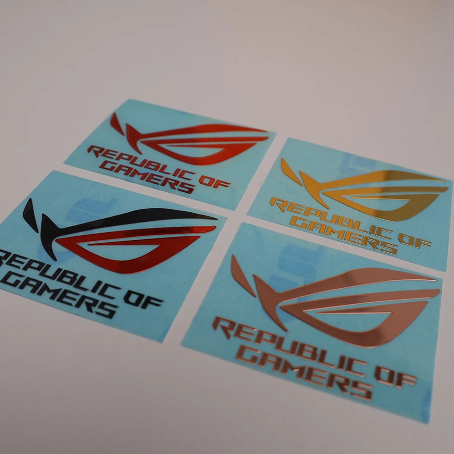 Oko Zgubionej Rodziny ROG E-Sports Wierzenie Metalowe Naklejki na Telefon Komórkowy Gracz Kraj Bóg Laptop Etui Naklejki Dekoracyjne — zdjęcie produktu 3