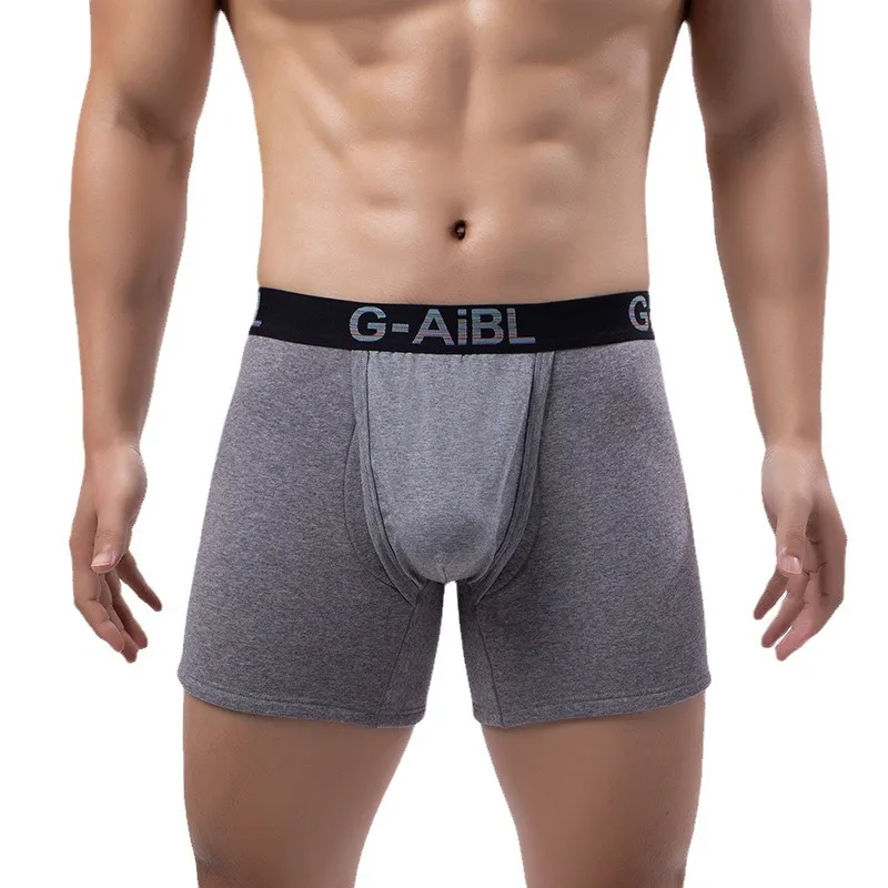 Sous-vêtements thermiques doublés en polaire pour hommes, Boxer chaud d'hiver en coton, pochette courte, sous-vêtements thermiques confortables, bas thermique pour hommes froids