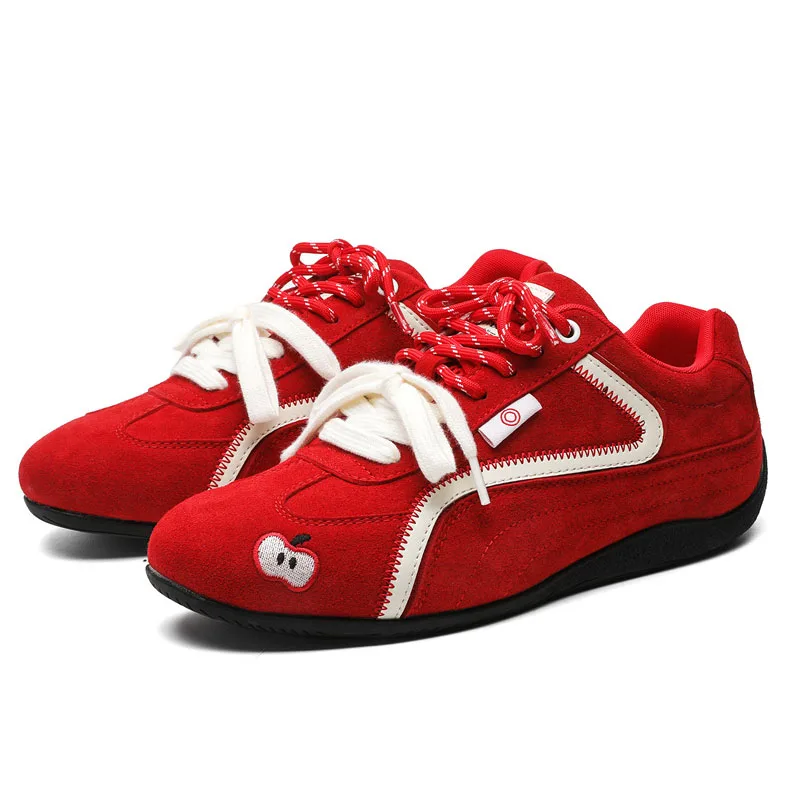 

Fashion Flat Heel Butterfly Knot Unisex Shoes Lovers Casual Trsiners Runway Mixed Color Sneakers Female Sport Shoe