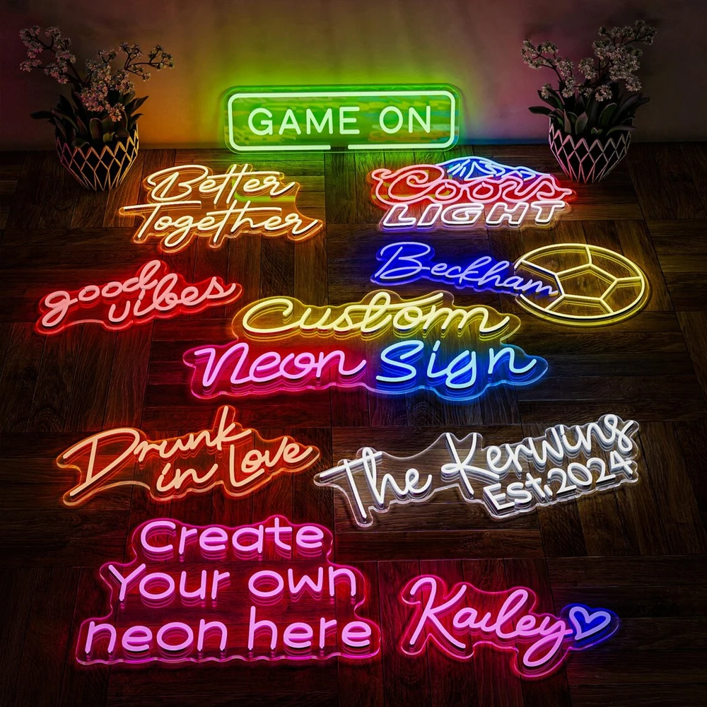 プライベートカスタムネオンサイン アクリルサイン LEDライト 家族の