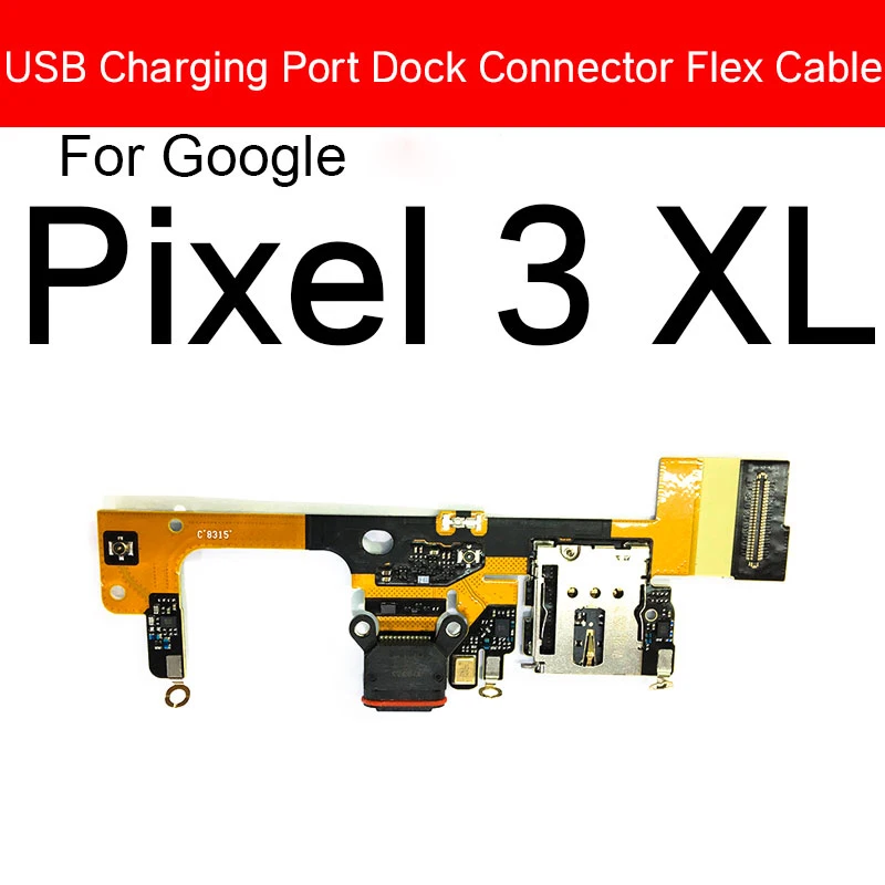 USB Charging Port Board For Google Pixel 2 2XL 3 3XL 3A XL 4 4XL 4A 5G Dock Charger Plug Connector Board Flex Cable Repair Parts