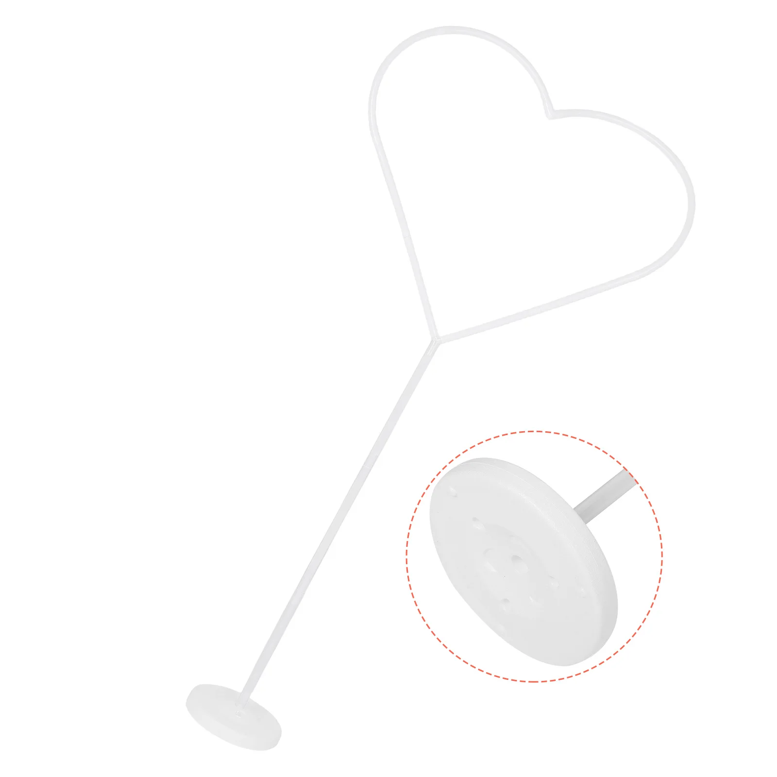 

1.5M Heart Shaped Balloon Stand 59Inch Diy Decoration Frame For Weddings Birthday Parties Balloon Arch Display Holder Kit Sturdy