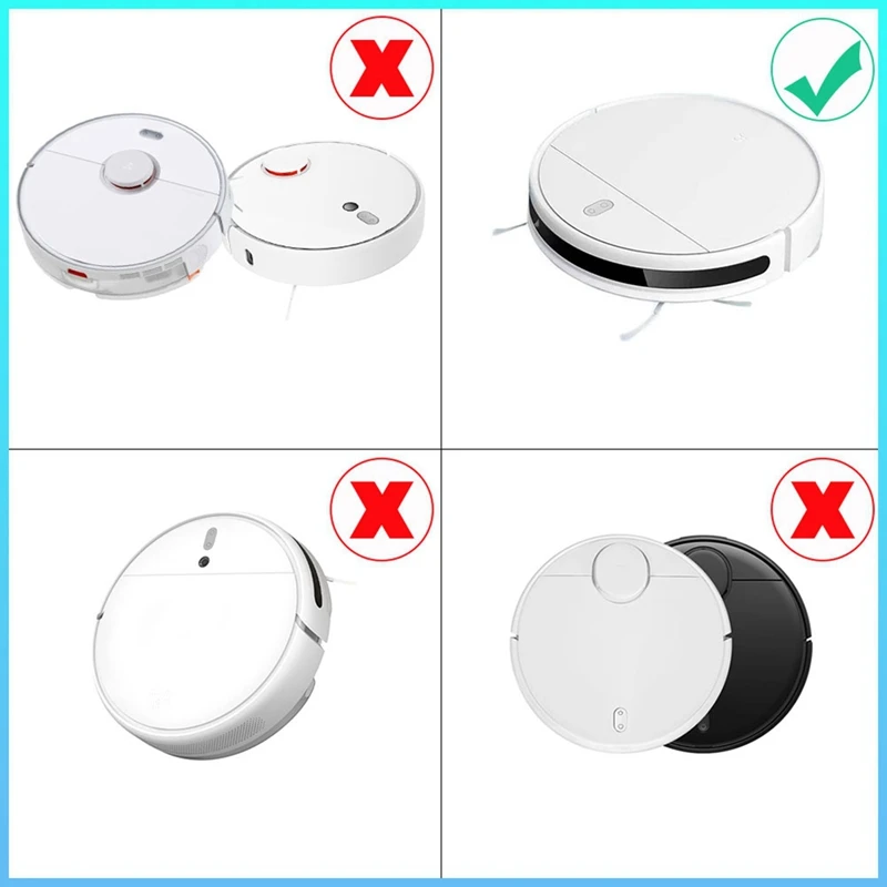 อะไหล่แปรงกรองด้านข้างสำหรับหุ่นยนต์ดูดฝุ่น MJSTG1 G1 Xiaomi Mijia อุปกรณ์เสริมชิ้นส่วนอะไหล่