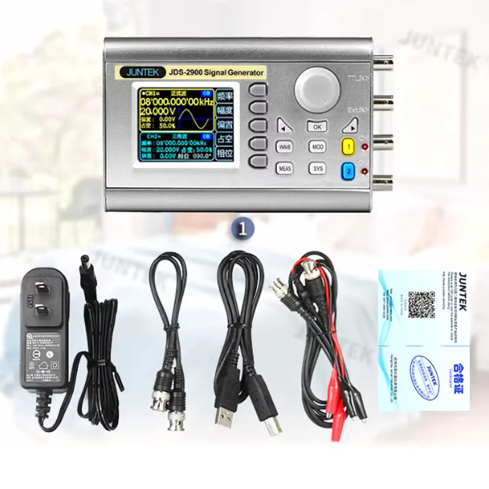 Imagem -04 - Dual Channel Dds Função Arbitrária Wave Signal Source Generator Freqüência Counter Sweeper Totalmente Cnc Jds2900