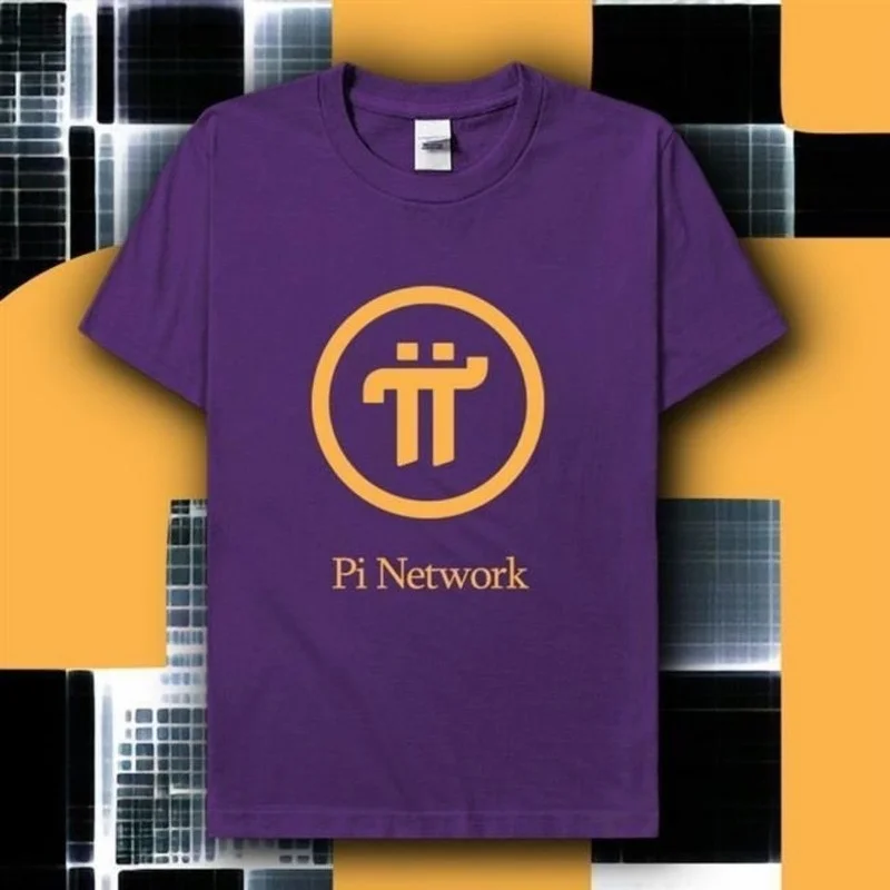 Pi Network Men and women's short-sleeved t-shirts Tense cotton T-shirts baseball caps