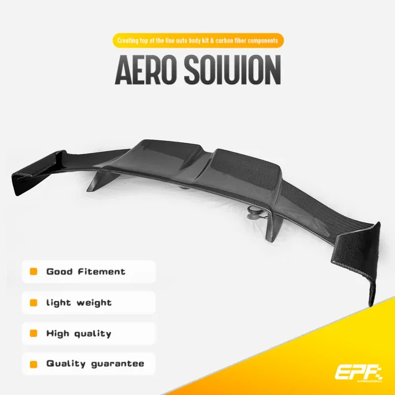

1500mm Universal GT Spoiler | 380mm Height Stand | Blade: 1500mm L x 280mm W - High-Quality ABS/FRP Material