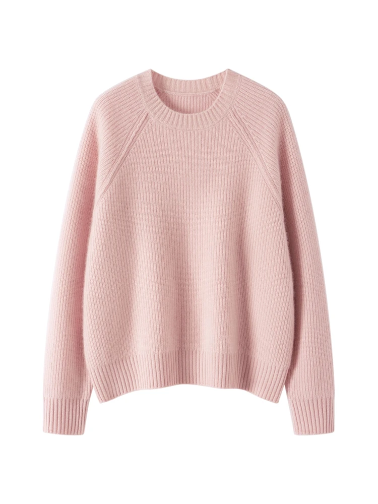 Light Elegant Woman Cashmere Sweater Elegant Autumn Winter Knitted Pullover Elegant Ladies Long Sleeve Clothing Tops Soft Jersey