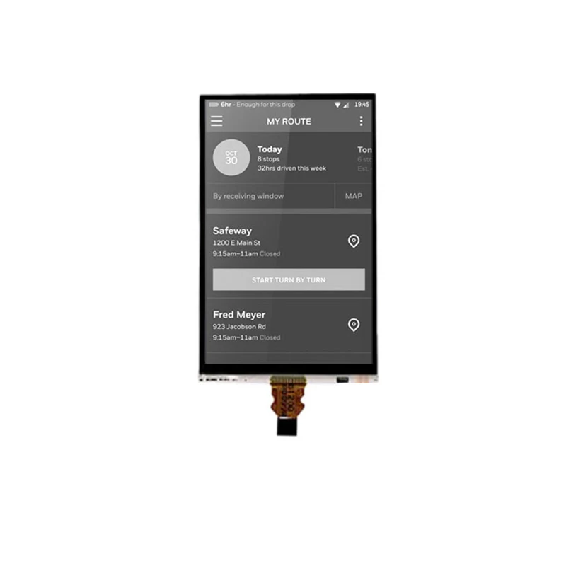 LS032B7DD02 3.2 Inch Display Screen SPI Serial Port Handheld Device Electronic Label Monochrome Screen