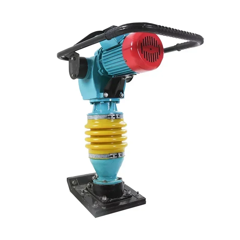 

380v or 220v impact rammer electric vibration plate small diesel foundation compaction machine rammer