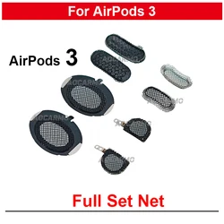 For Apple AirPods 3 Headphone Front Mest Left And Right Top Upper Bottom Microphone Mesh Sensor Port Net Dust Repair Part