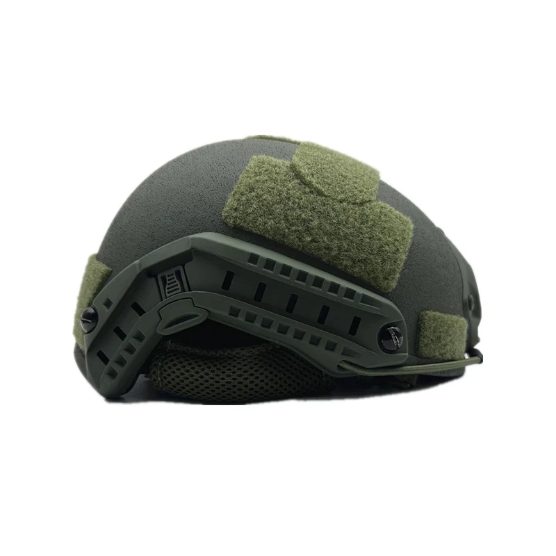 Fast Wendy PE NIJ IIIA High Shear Ballistic Helmet, XP Shear Tactical Helmet, Dial with Green Bulletproof Helmet