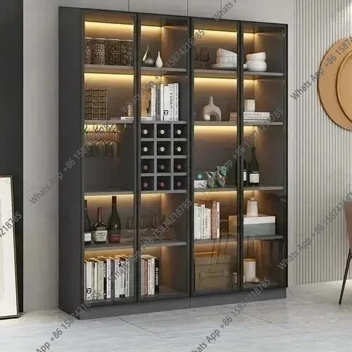 

Стеклянные винные шкафы-витрины X Glass Cellar для хранения, настенные винные шкафы, витрины для гостиной, холодильники-витрины, мебель для домашнего бара