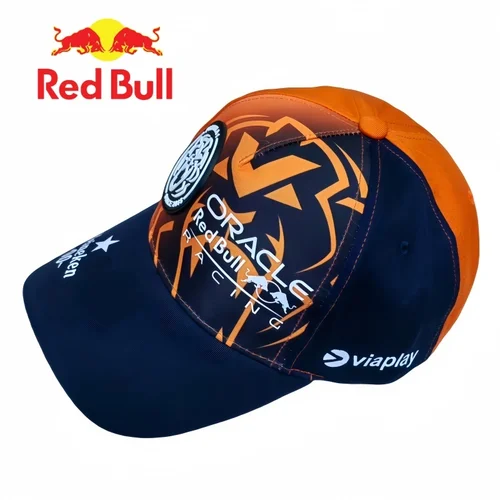 Imagen 1 del producto Gorra de ciclismo Red Bull, gorra de béisbol para deportes al aire libre para hombres y mujeres, gorra para el sol con protección solar, tamaño ajustable