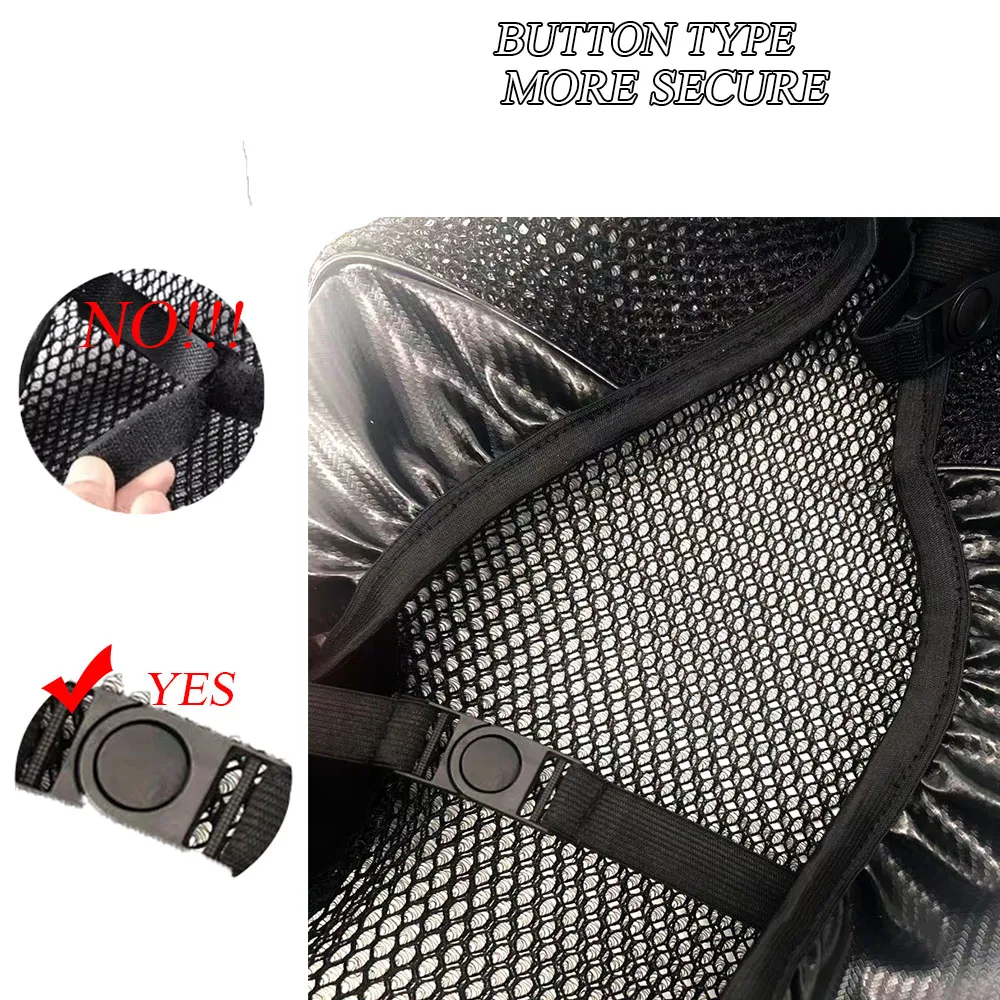Non-Slip Breathable Heat insulation Protect Cushion For SYM ADX125 ADX 125 ADX150 Motorcycle Seat Cover Mesh Fabric Seat