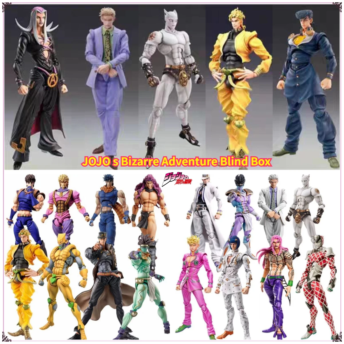 JOJO s Bizarre Adventure figura de caja ciega 3 9cm 10 30cm Anime juguete de modelos coleccionables regalo sorpresa aleatoria estatuilla de PVC para Fans