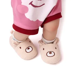 Cute cartoon sock shoes 0-18M doll soft soled children's floor sports shoes BeBe toddler walking shoes