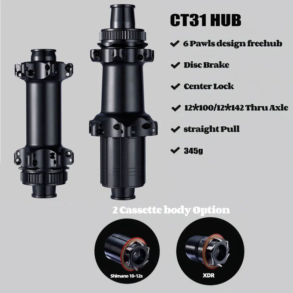 CSC カーボンホイール CSC 700C カーボンホイール ロードバイク センターロック 25/28/30mm