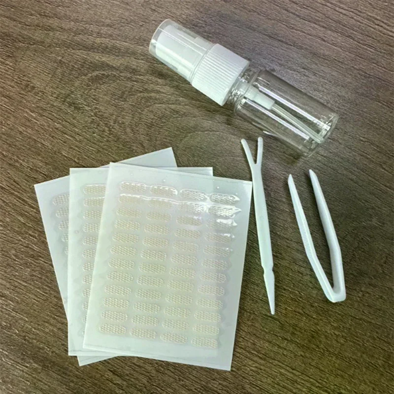 Natural Eye-Lift Mesh-Lace Transparent Invisible Self-adhesive Eyelid Tapes Stickers Women Invisible Double-fold Eyelid Stickers