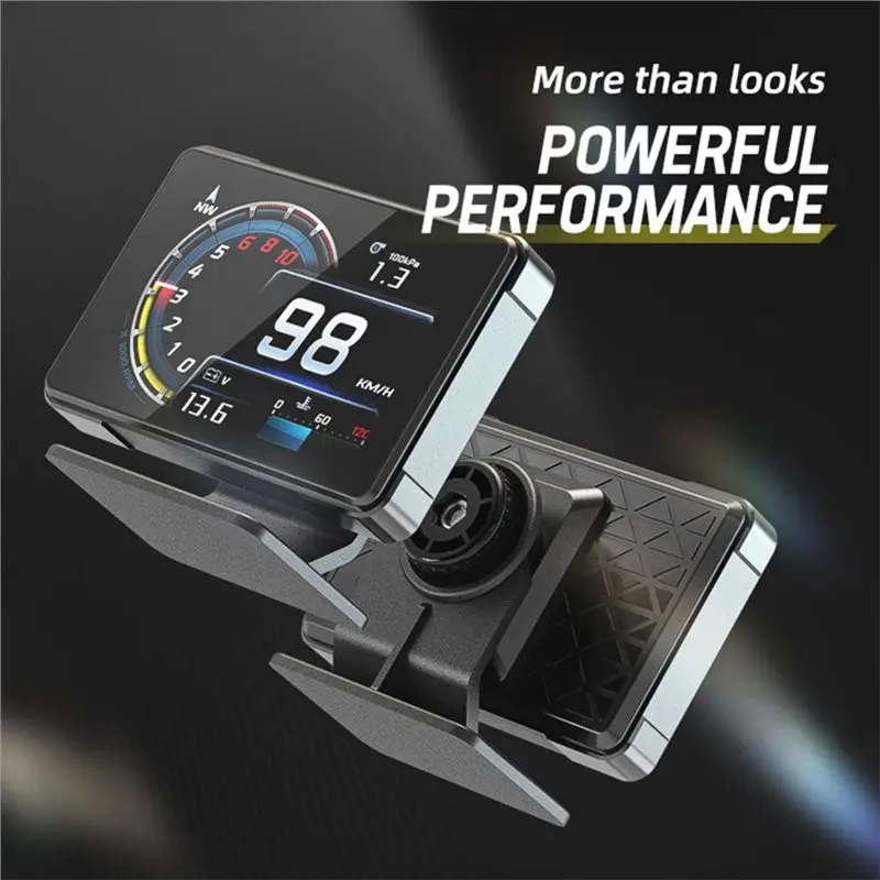 A98M Voltage Speed RPM Turbo Oil Temp Gauge Headup For Car HUD Head Up Display For Car Meter For Car Hud Display