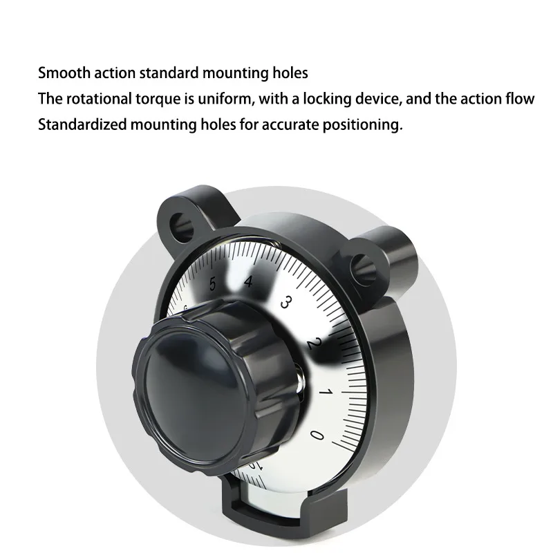 Bouton de potentiomètre chapeau petit Panda SB360B une échelle numérique linéaire cadran numérique rotatif RV24YN 6mm