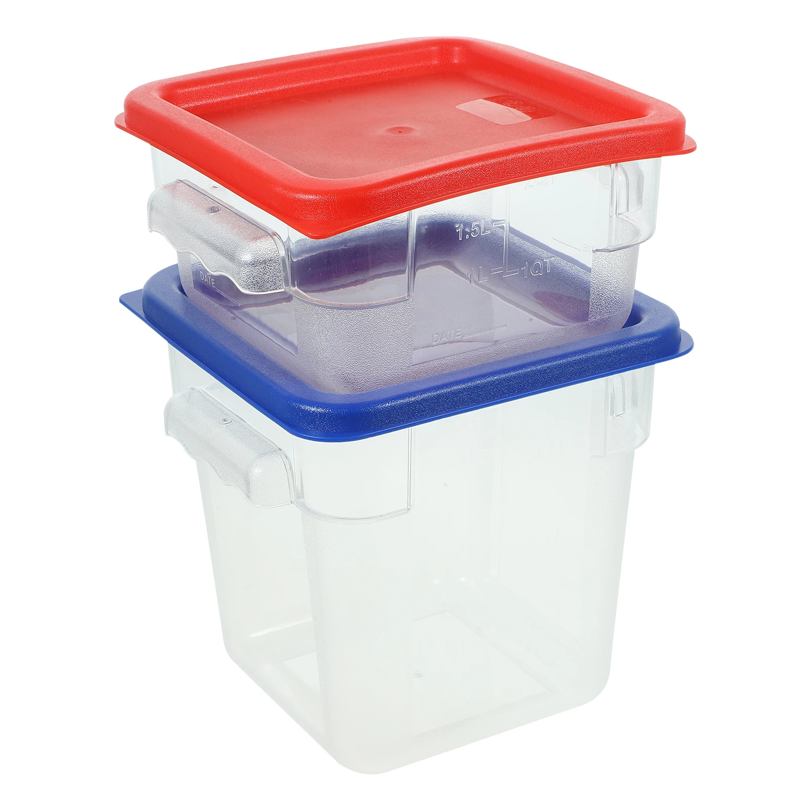 

2 set Kitchen Grain Storage Bucket 2 Sets Airtight Food Storage Box For Tea Coffee Beans Dry Fruits Cereals Plastic Containers