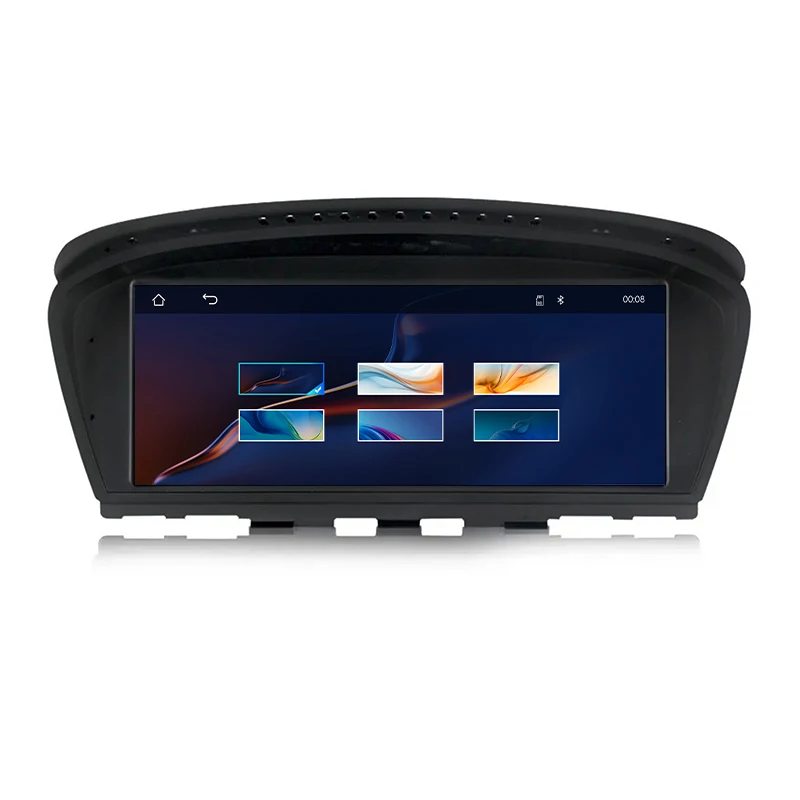 HIOUME Head Unit 8,8-Zoll-Touchscreen-Auto-Multimedia-Player für BMW 3er/5er Serie E60 E61 E62 E90 2009-2010 CIC Linux-System Radio Navigation GPS CarPlay Android Auto Bluetooth