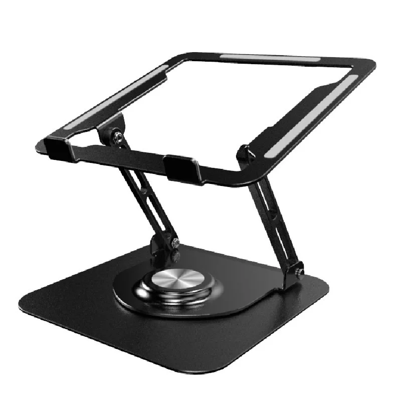 360 ° obrotowy stojak na laptopa z regulowaną wysokością podstawy aluminiowy składany stojak na notebooka do macbooków 10-17.3 "stojak na Xiaomi — zdjęcie 7