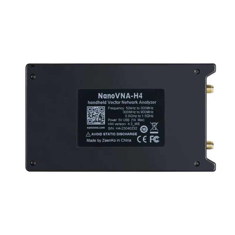 

50KHz-1.5GHz NanoVNA Vector Network Analyzer with 4" LCD Display For UHF Antenna NanoVNA-H4