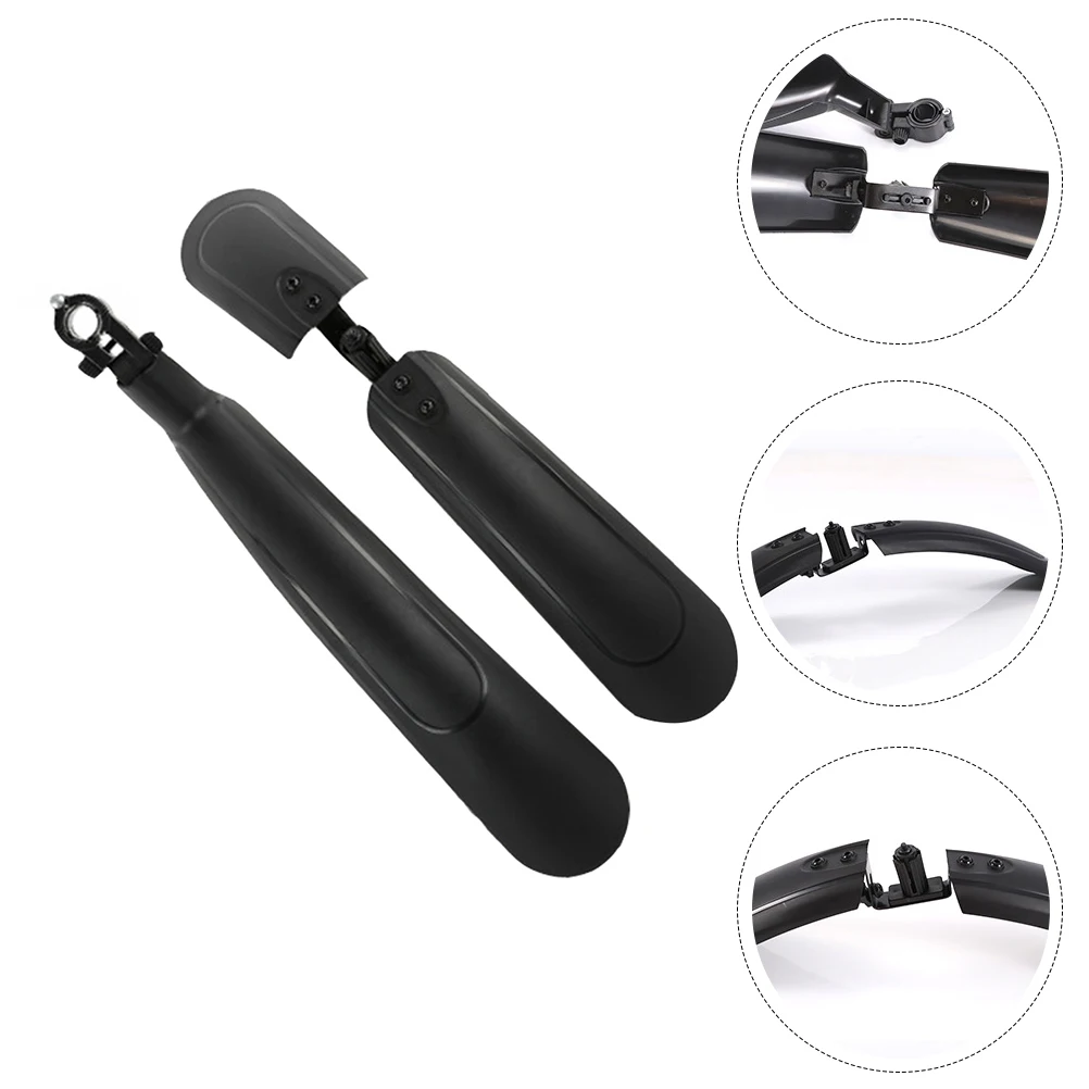 

Bike Mudguard Set PVC Material Wide Application Mountain Road Bikes Front Rear Mudguards Cycling Accessories Easy Install