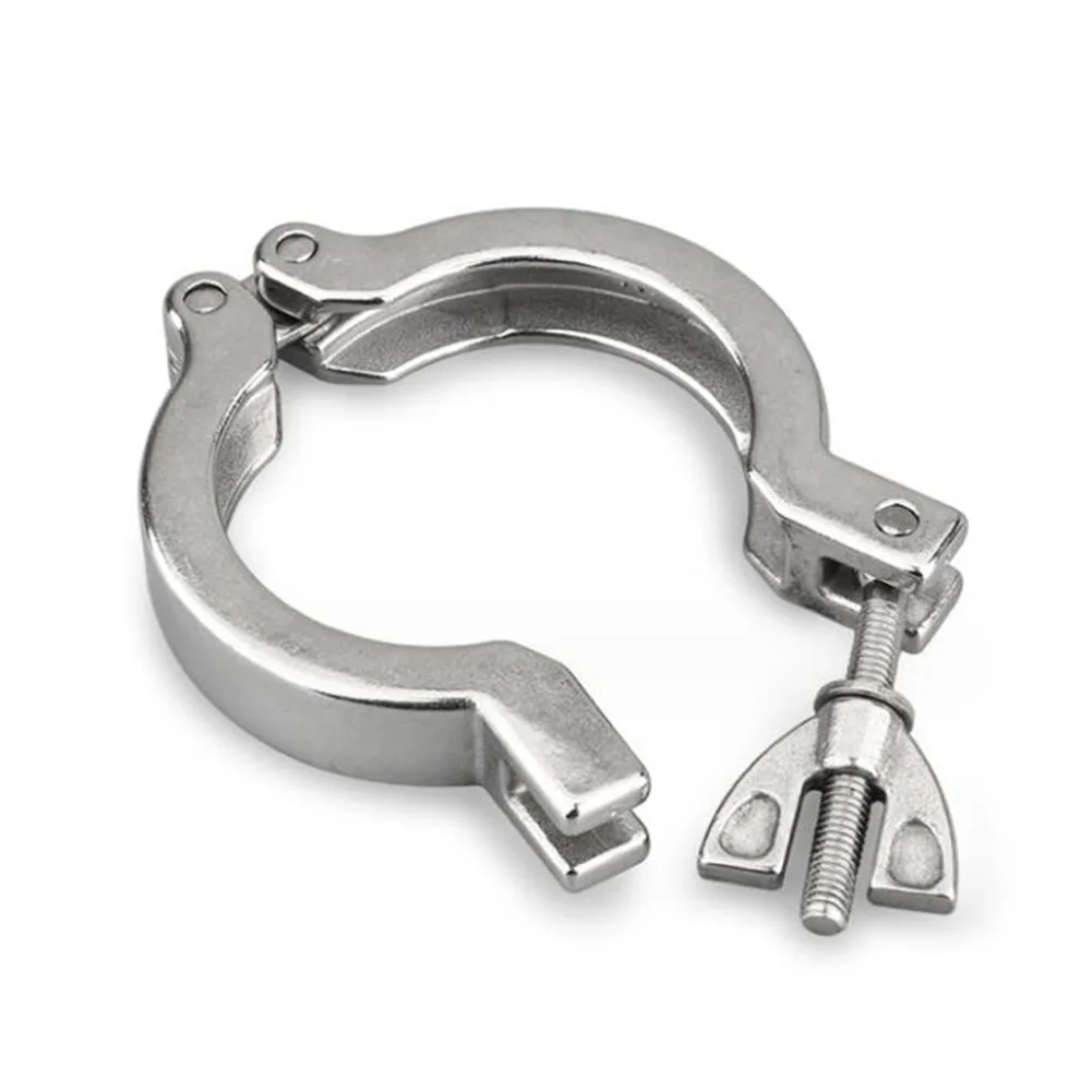 KF16-KF50 Vacuum Clamp Aluminum Alloy Clamp Bracket Professional Rubber Ring Vacuum Clamp Cable Clamps Home Hardware Parts