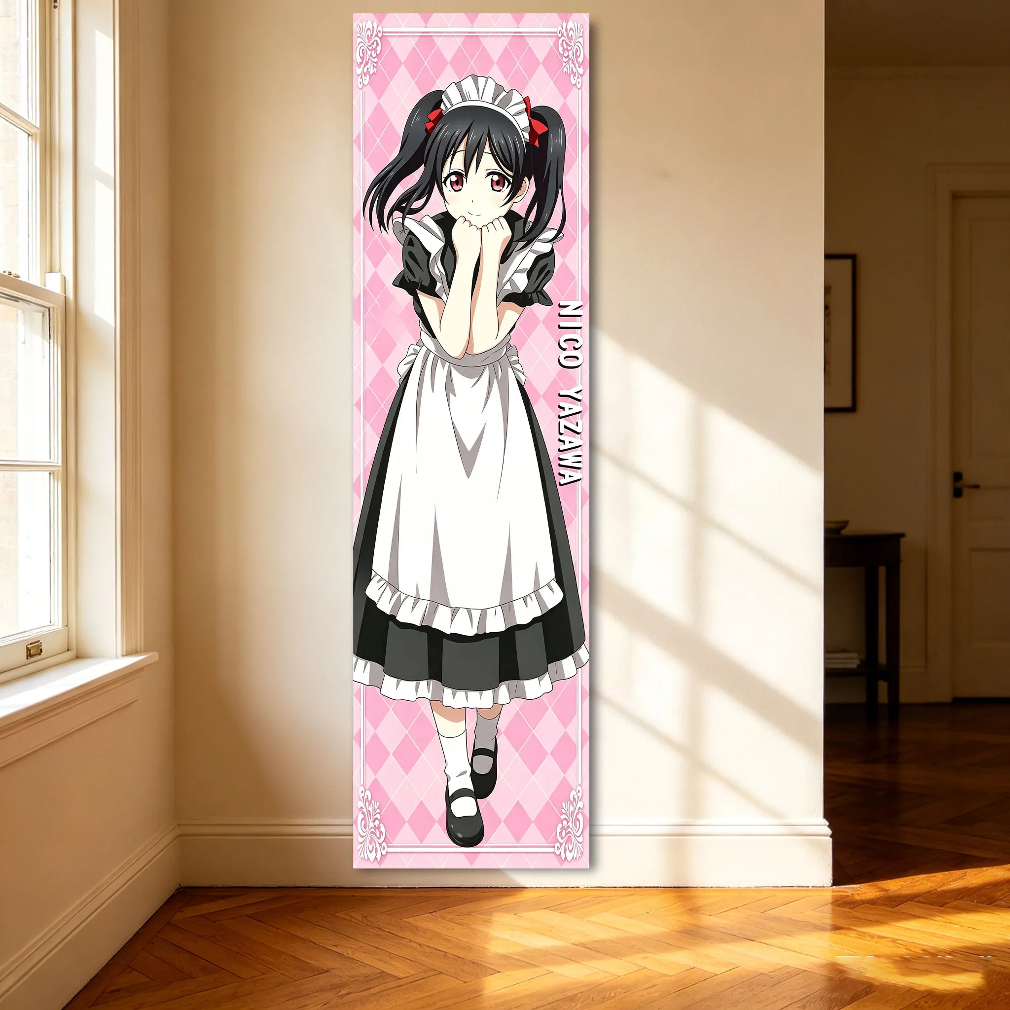 Nico Y-Yazawa Mogyutto Love de Sekkinchu Tapestry Wall Hanging Cute Kawai Background Cloth for Bedroom Dorm Aesthetic Decor