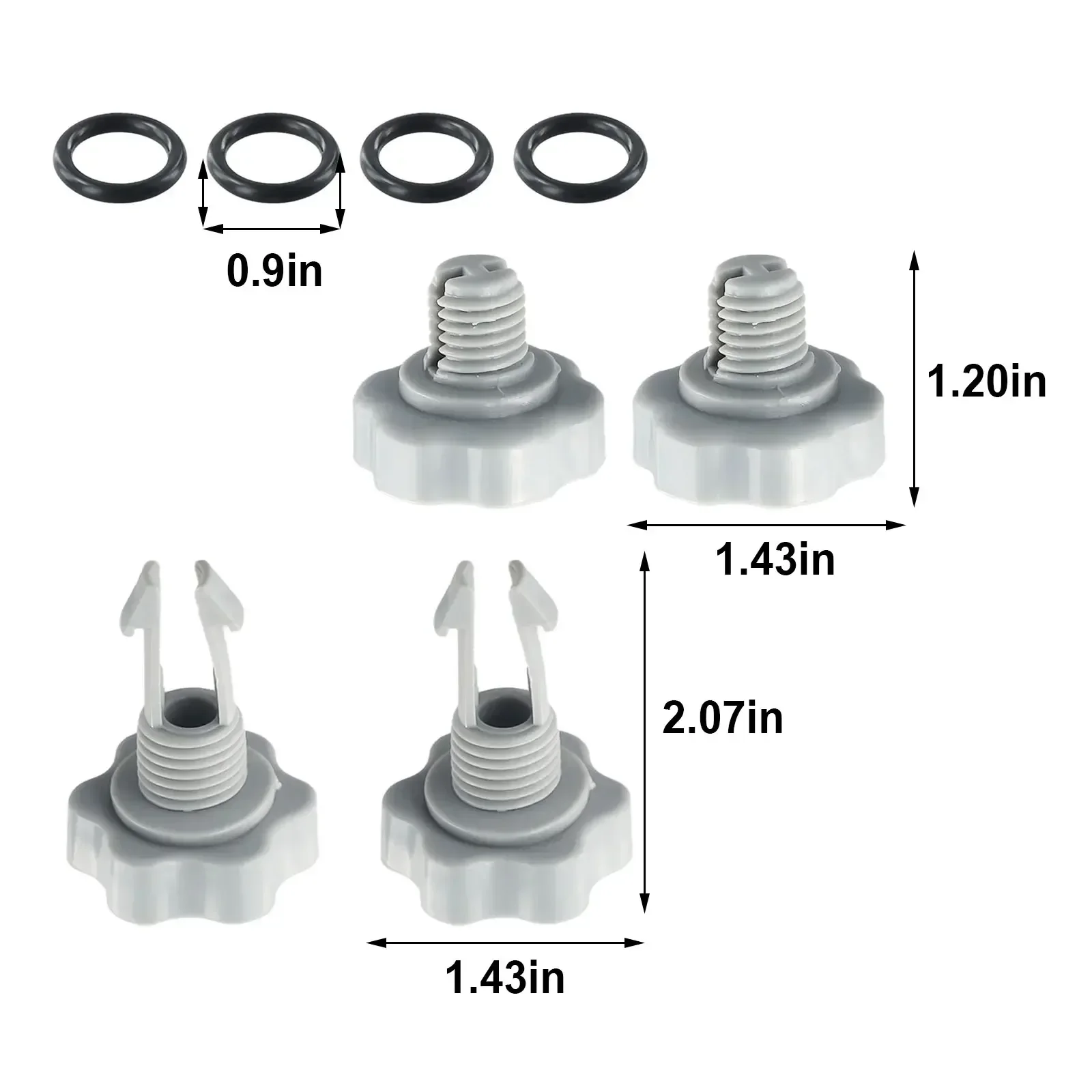 

Filter Pump Seals Air Release Valves For Intex Pump Premium Seals Kit for Intex Pool Filter Pumps 25004/2500 GPH