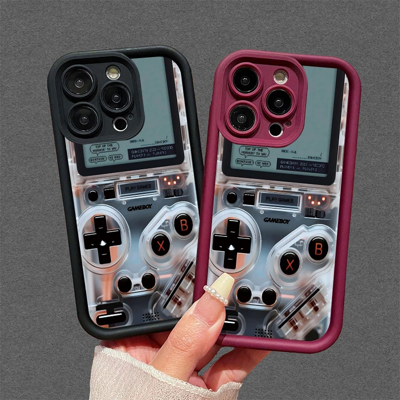 غلاف ناعم لوحدة التحكم في الألعاب مناسب لهاتف iPhone 16 Pro Max 16 11 15 14 13 12 Pro Max Plus للمراهقين والفتيات.