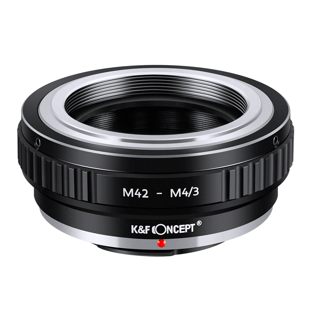 

K&F Concept M42-M4/3 Lens Adapter Ring for M42 Lens to Micro M4/3 Camera GF1 GH2 G3 GH3 GX1 EP1 EP2 EP3 EM5