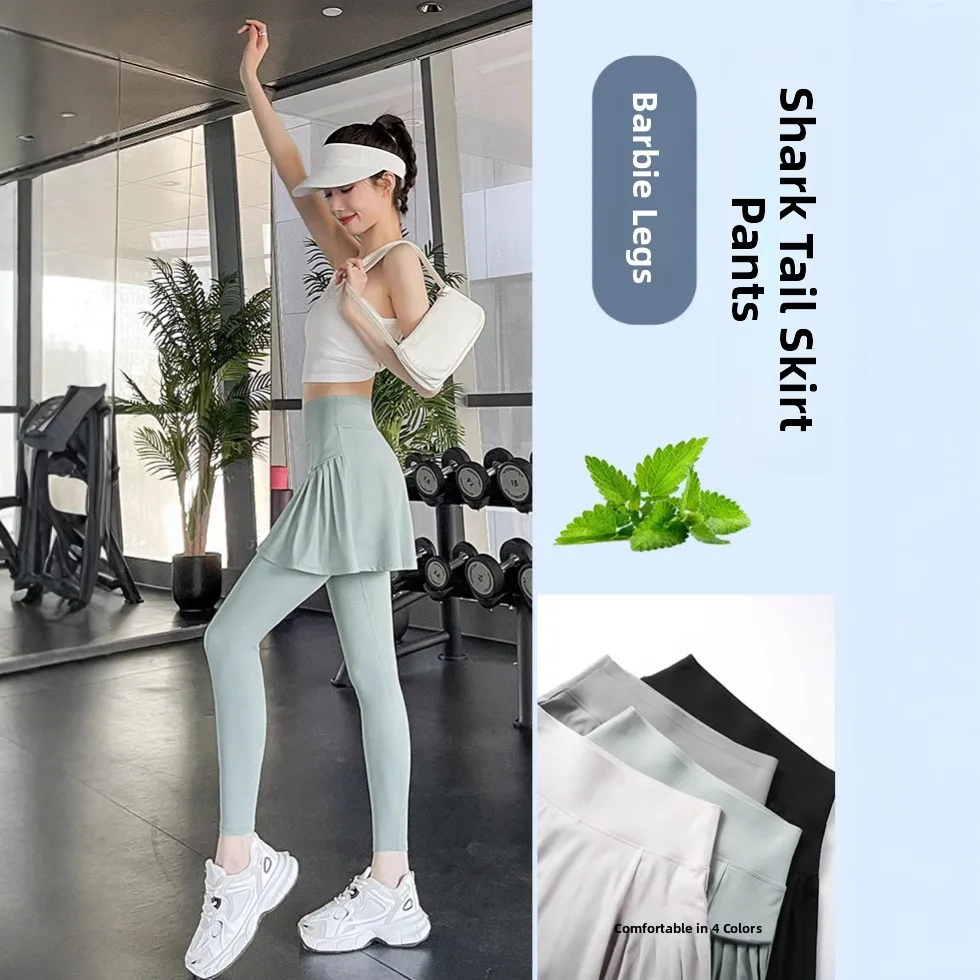 

Skin-Like arkskin Yoga Pants Women's Slimming High-Waist Nine-Piece Pants Comfortable Nylon Bot Faionable Autumn New
