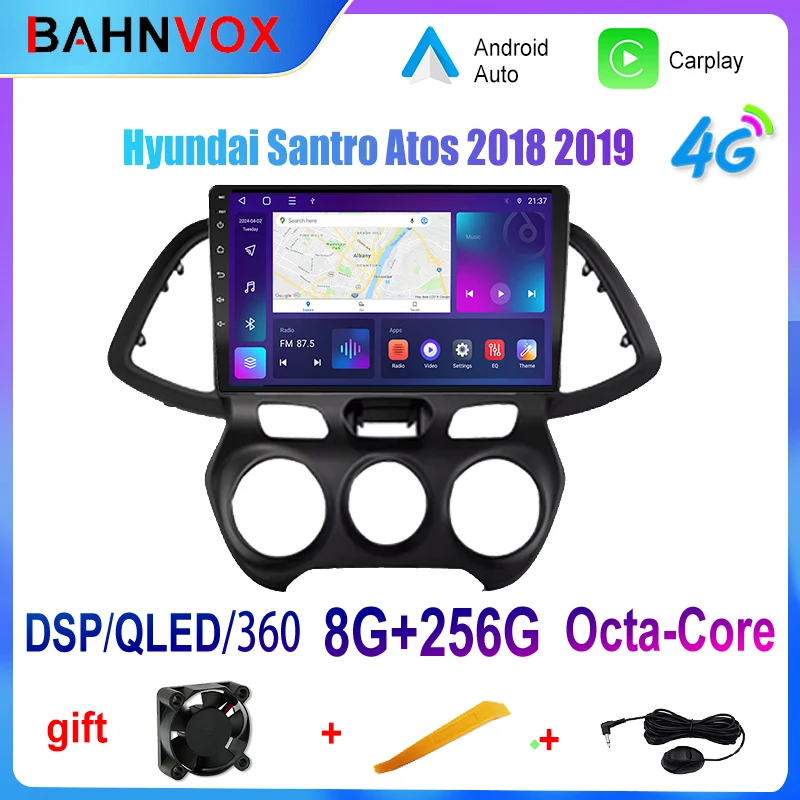 

Bahnvox for Hyundai Santro Atos 2018 2019 Android Car Radio GPS Navigation Multimedia Video Player Stereo Tape Recorder carplay