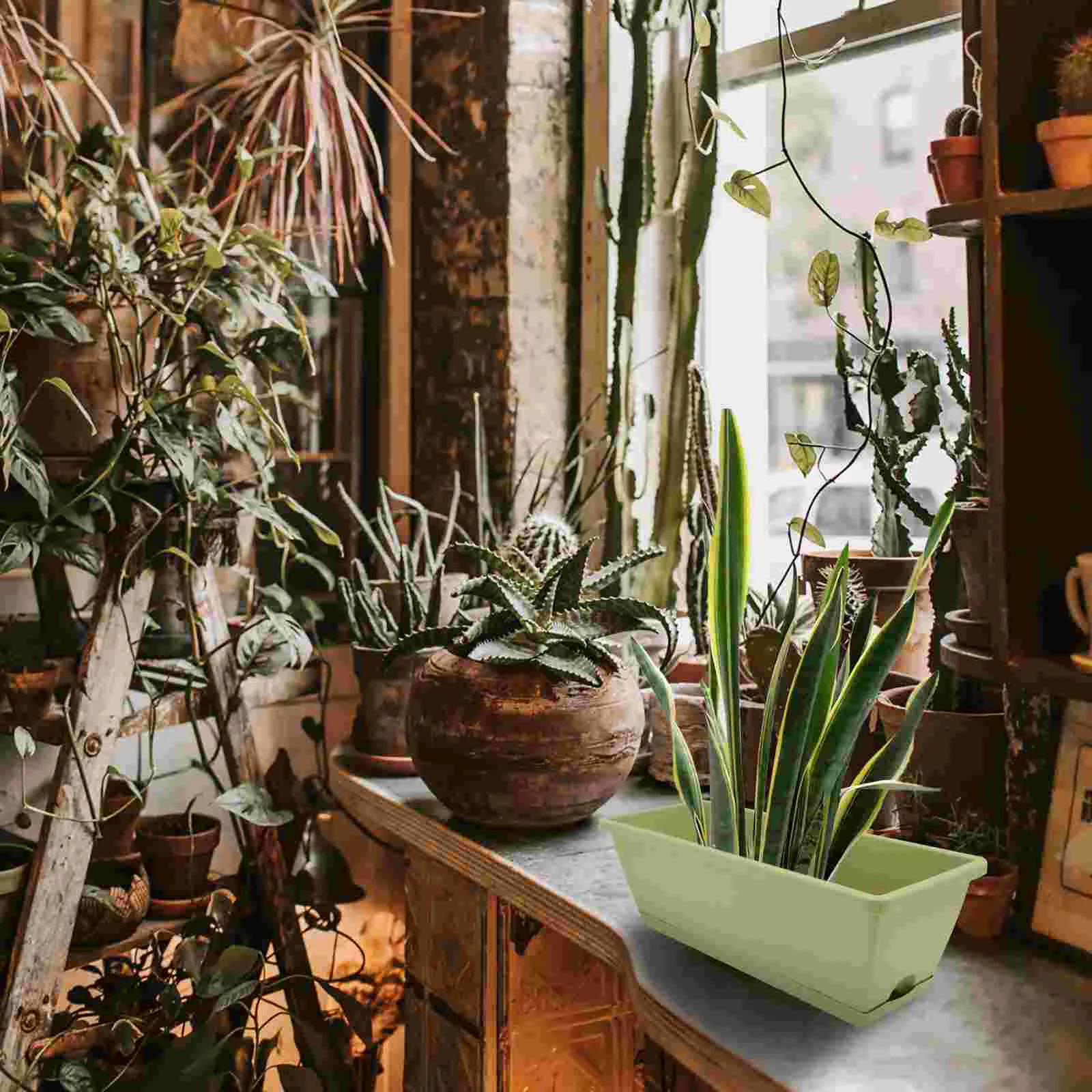 Plastic Vegetable Pot Plants Planter Boxes Outdoor Pots Seedling Indoor Rectangular Planting Garden Breathable