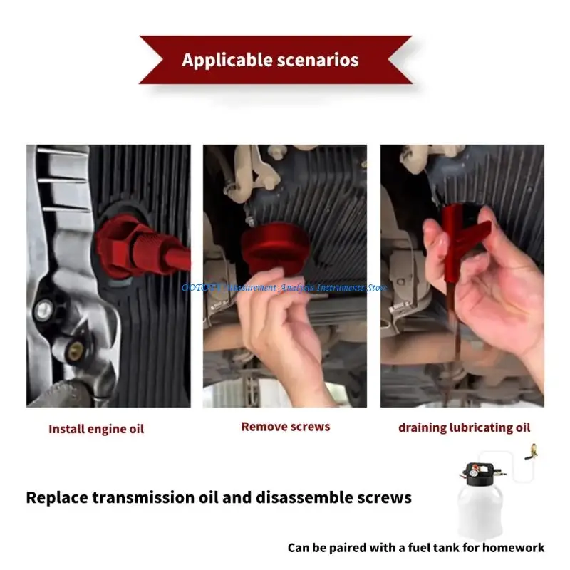 

367D Metal Transmission Oil Filling Tool for 725.0 9 Speed Oil Change Transmission