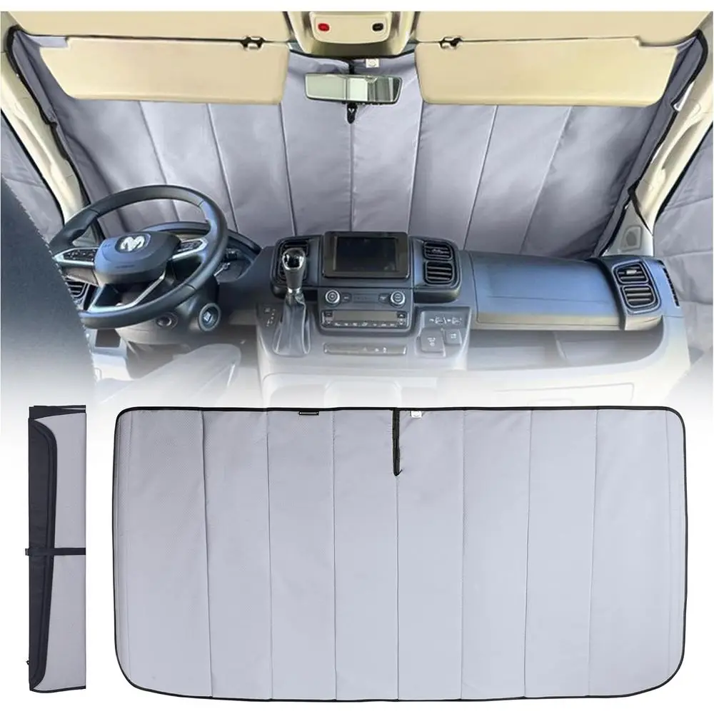 

Thermal Insulated Window Covers for 2014 Promaster Windshield