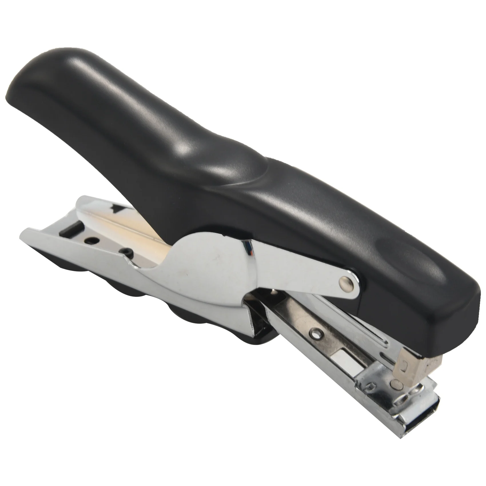 เครื่องเย็บแบบหนีบสําหรับเครื่องเย็บกระดาษตั้งโต๊ะสําหรับงานหนัก 20 หน้าสําหรับเครื่องเย็บกระดาษสํานักงาน (สีดํา)