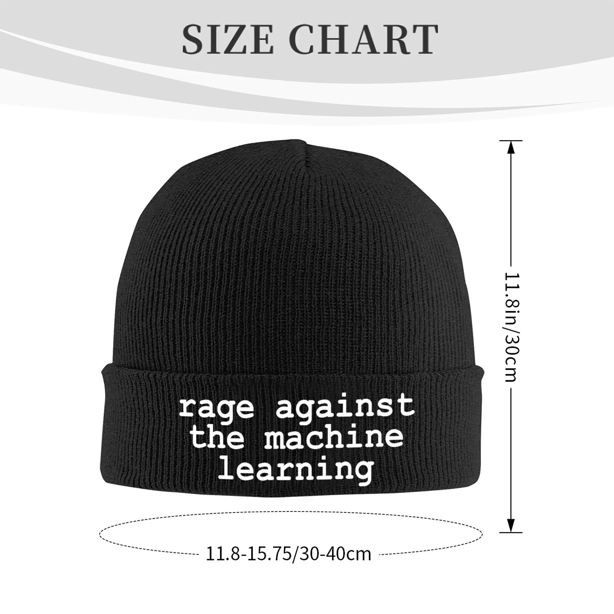 Rage Against The Machine Learning Knitted Hat Beanies Winter Hat Warm Acrylic  New  Cap Men Women Gift