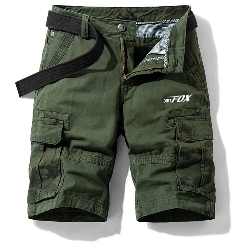 DIRTFOX Herren Radfahren MTB Shorts Motocross Racing Downhill Kurze Hosen Sommer Fahrrad Cargo Shorts Enduro Mountainbike Hose 5