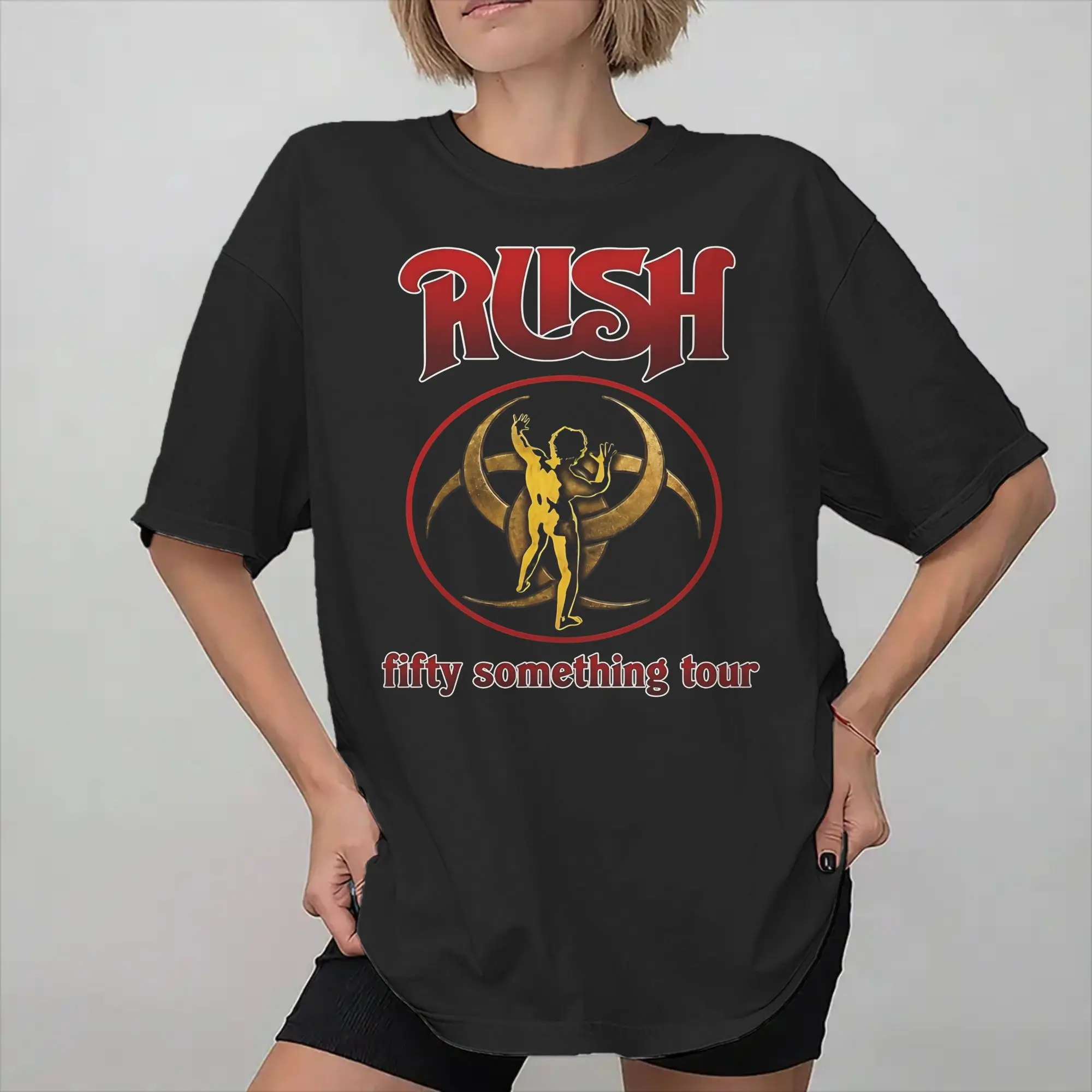 Rush Band Fifty Something Tour 2026 Graphic Printing T Shirt for Men Women  Cotton  Tee Shirt Clothes