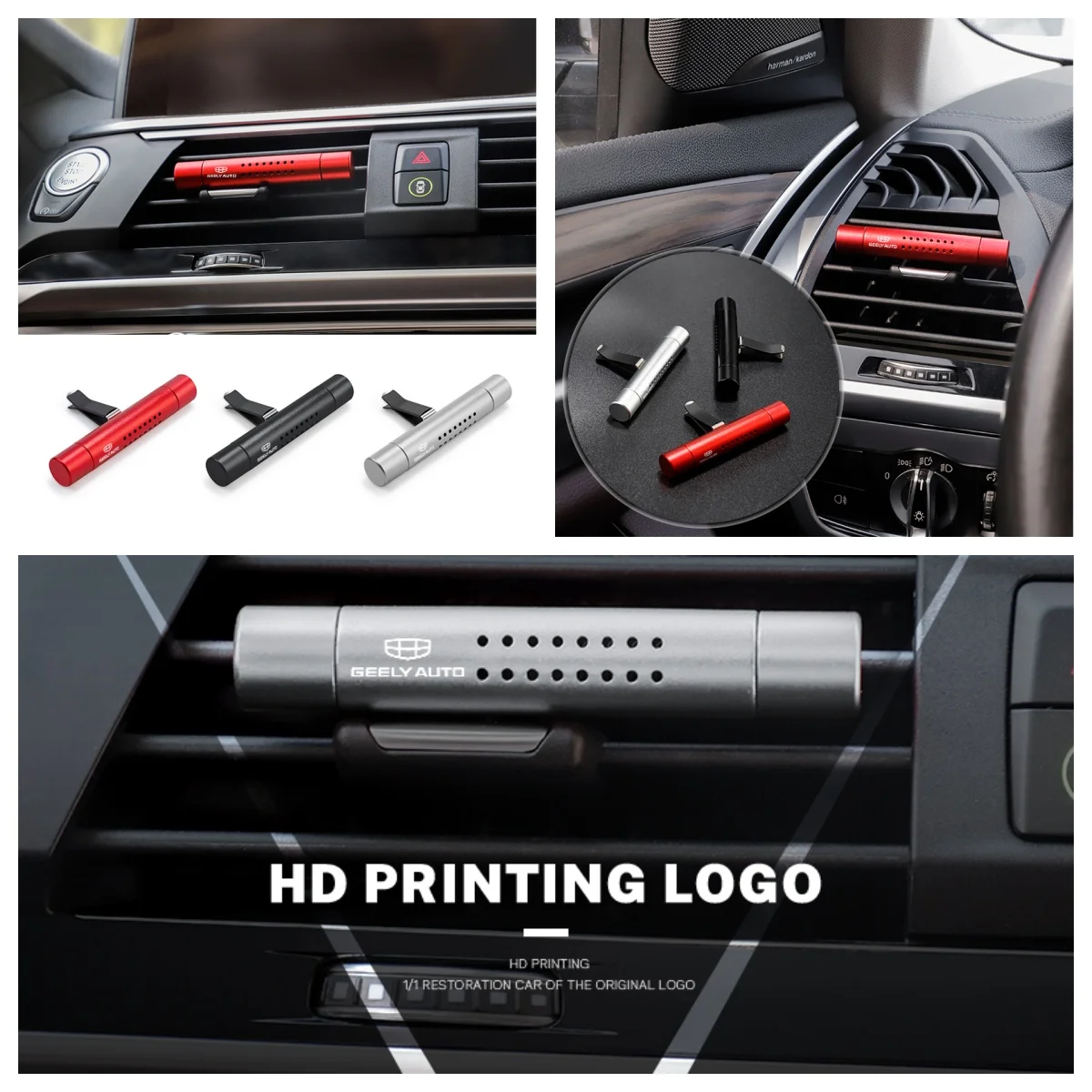 1 piece car air outlet aromatherapy diffuser for Geely Coolray Azkarra Tugella Monjaro Xingyue L Emgrand interior accessories
