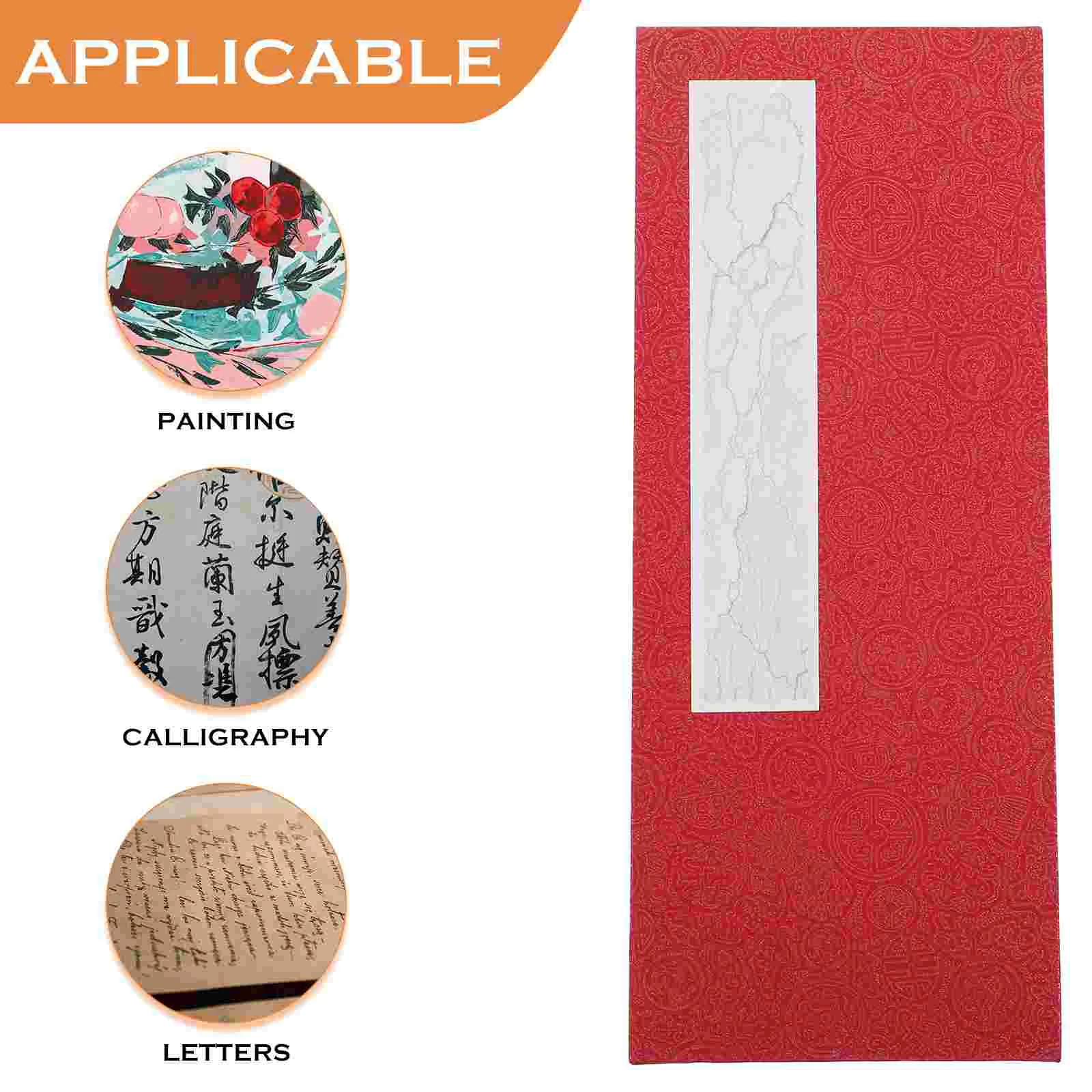 Calligraphy Folding Page Painting Paper Book Album Red Home Supplies