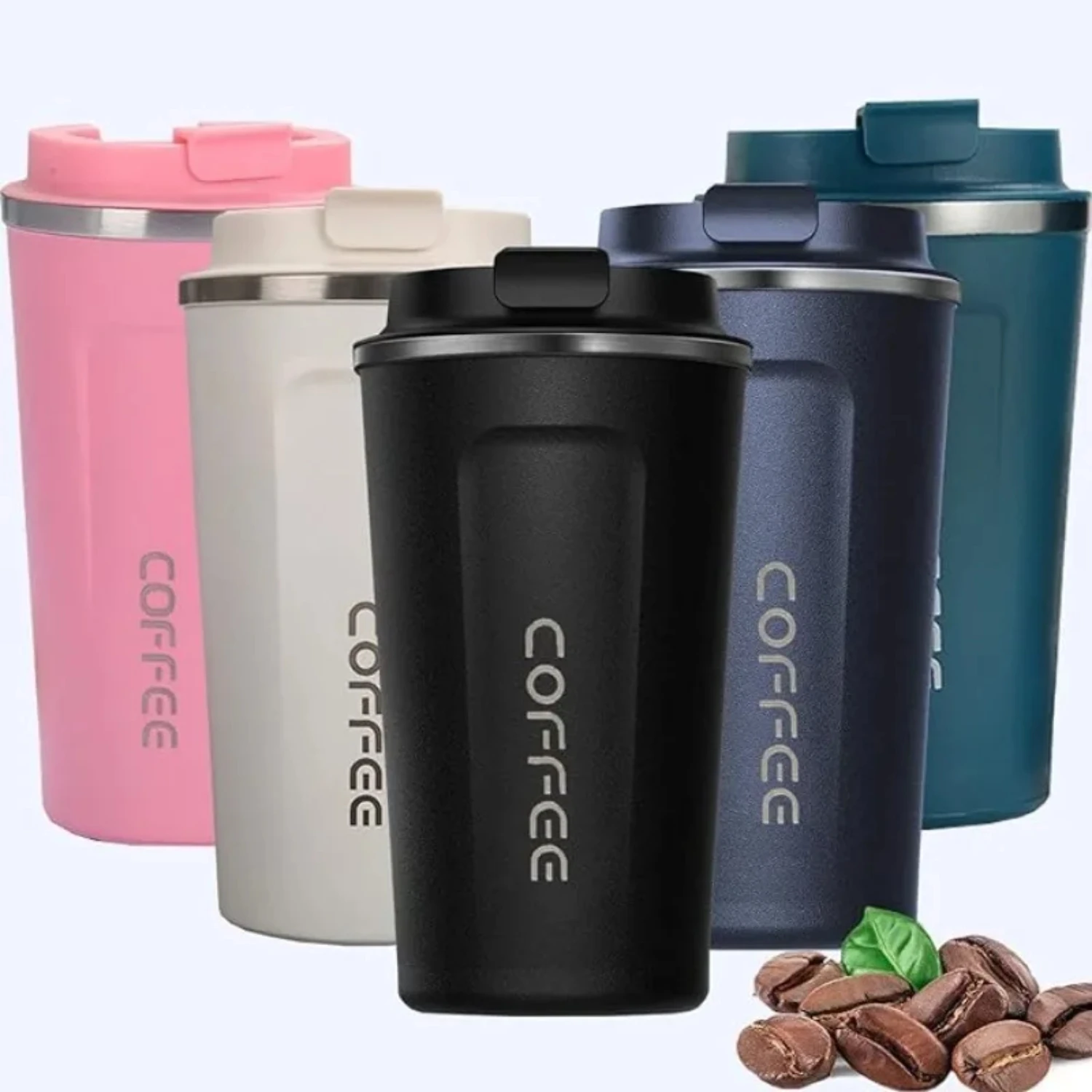 380ML/510ML Stainless Steel Vacuum Flask Portable Outdoor Travel Mug Thermo Cup  Coffee Mugs Water Bottle  Accessories