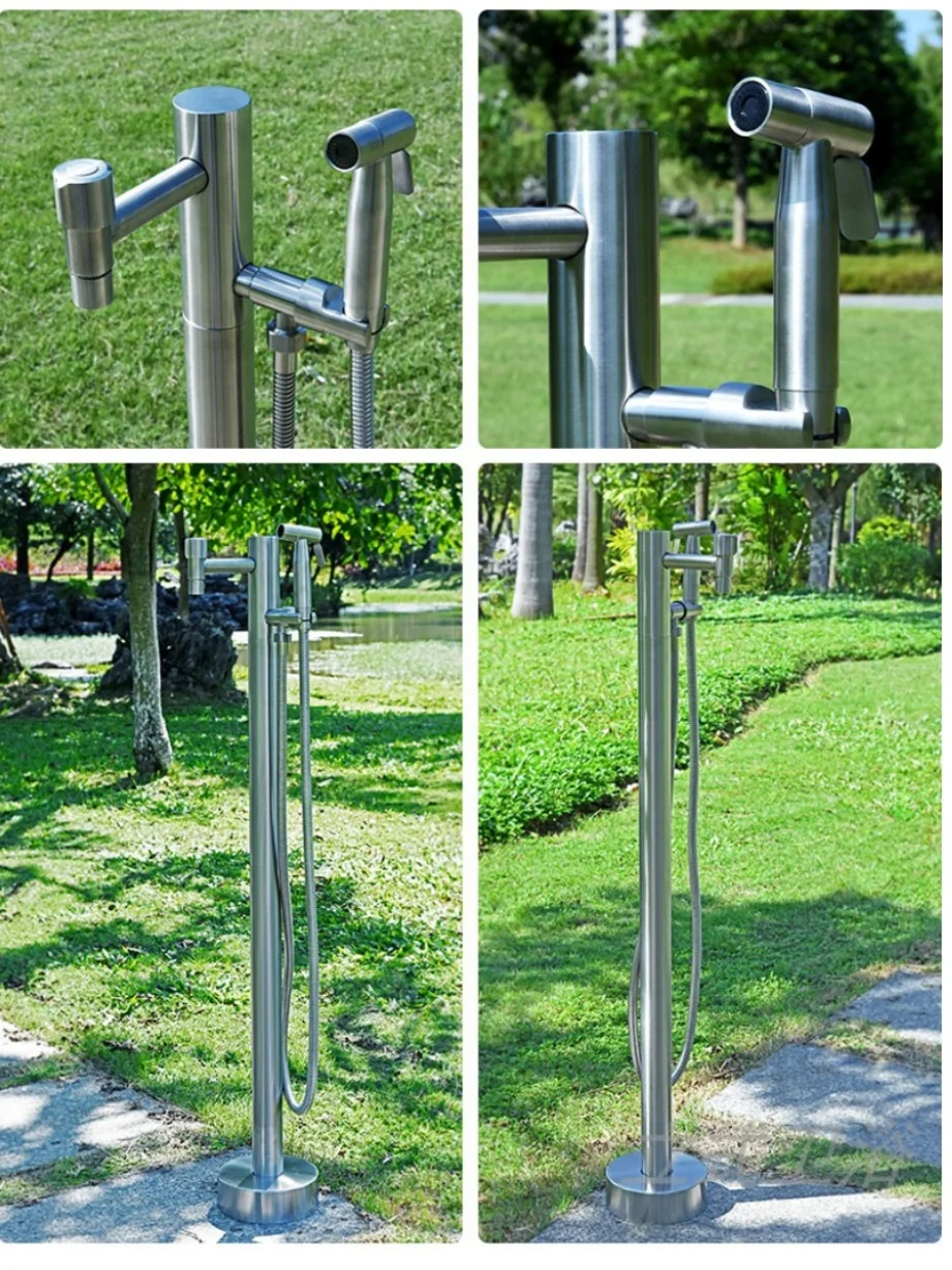 Outdoor column, courtyard, garden, villa, garden, multi-purpose anti freezing and explosion-proof stainless steel water hydrant