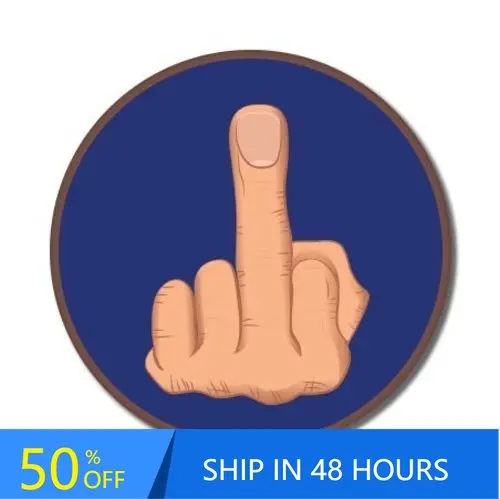 

Middle Finger Funny Bumper Laptop Camper Van Truck Waterproof Vinyl Decal Gift Retro Unique Aesthetic