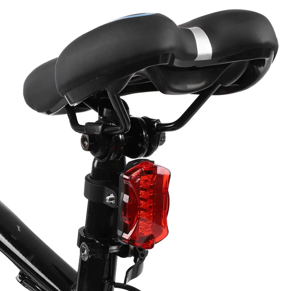 

1 Set Durable 5 LED Bicycle Light Set Waterproof Front Back Set Bike Lamp High Visibility Riding Lights Night Riding
